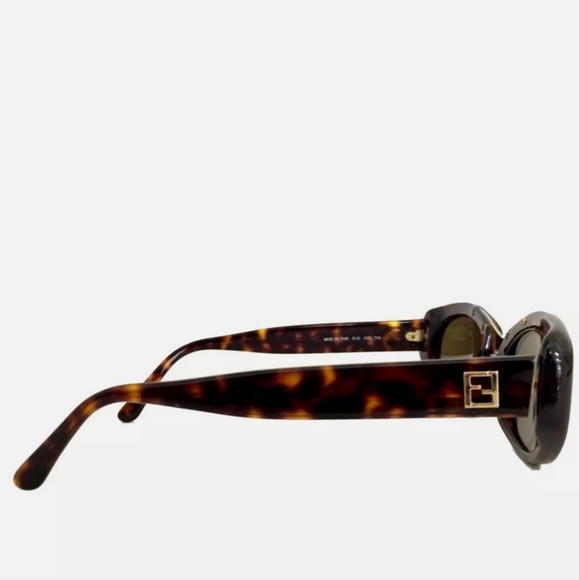FENDI FF LOGO TORTOISESHELL SUNGLASSES/N3613 - Picture 2 of 9